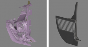 画像2:Autodesk Fusion 360で新しいキックパネルの設計